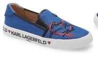 สินค้าพร้อมส่งในไทย Karl Lagerfeld Paris Jessie Sneakers slip-on สุดเก๋ ใส่สบายมาก