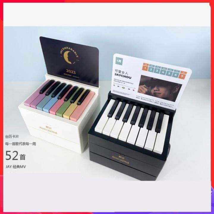 Piano Table Calendar Jay Chou Mini Can Play Lin Junjie Desktop