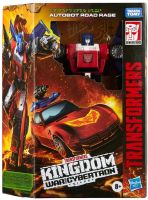 HASBRO TRANSFORMERS KINGDOM AUTOBOT ROAD RAGE ACTION FIGURE  ทรานส์ฟอร์เมอร์ส คิงด้อม โร้ด เรจ ขนาดดีลักซ์