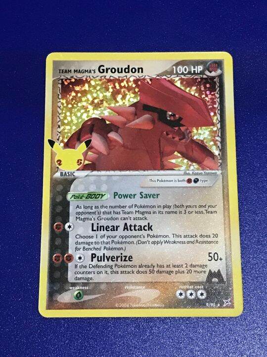 Team Magma’s Groudon (Celebrations Set) | Lazada PH