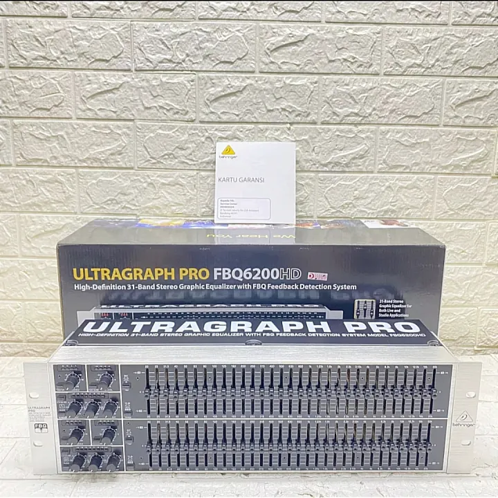 Equalizer Behringer FBQ 6200 HD Original 2x31 Channel Lazada Indonesia