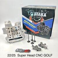 ฝาสูบ 22/25 SUPER HEAD CNC GOLF สำหรับ สำหรับรถ EXCITER150 /  R15 เก่า / Mslaz / Spark135