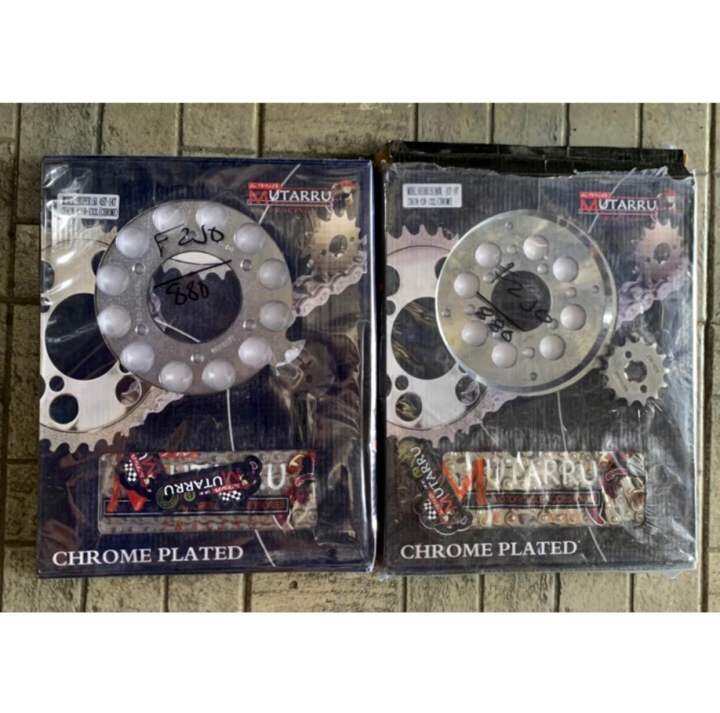 sprocket set kit silver Raider 150 and Sniper 150 Wave Smash Lazada PH