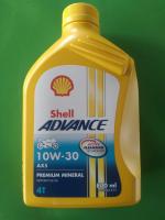 shell เชลล์ แอ๊ดว้านซ์น้ำมันเครื่องมาตรฐานสำหรับรถจักรยานยนต์