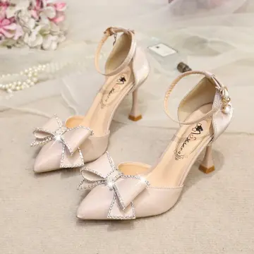 Lace Bridal Wedding Shoes | Small Heel Bridal Shoes | Women's Wedding Shoes  - 2023 New - Aliexpress