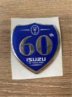 โลโก้ 60ปี ISUZU ขนาด 7.3 cm.x 7.8cm. ราคาต่อชิ้น