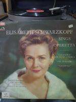 00348  Elisabeth Schwarzkopf sing OPERETTA  แผ่นเสียง vinyl Lp 33rpm 12"สภาพกำลังฟังได้ดีได้รับการตรวจสอบ