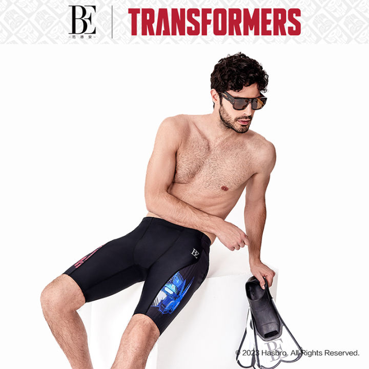 be-กางเกงว่ายน้ำผู้ชายรุ่นร่วมยี่ห้อ-vandan-transformers-ชุดฝึกว่ายน้ำในวันหยุดกันแดดแห้งเร็วสินค้าใหม่2023