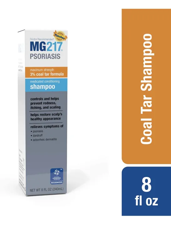 •240ml• MG217 Psoriasis Medicated Conditioning 3 Coal Tar Shampoo