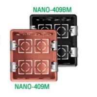 NANO​ Handy BOX​ Flash Box​ บล็อคฝัง​ บล็อคฝังหูเหล็กขนาด​  4x4​ รุ่น​  409M​ , 409BM