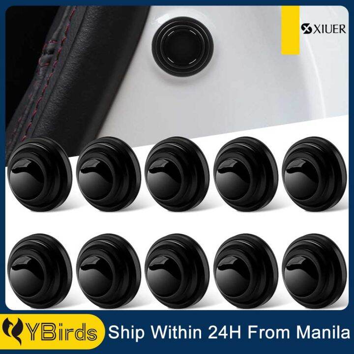 Car Door Gasket Silicone Car Door Shock Absorber 10Pcs Trunk Anti