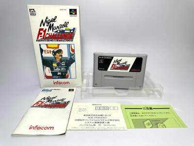 ตลับแท้ Super Famicom (japan)(sfc)  Nigel Mansells F-1 Challenge