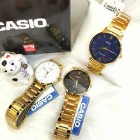 CASIO MTP-VT01G คาสิโอ นาฬิกาชาย สายสแตนเลส สีทอง กันน้ำ ของแท้รับประกันศูนย์