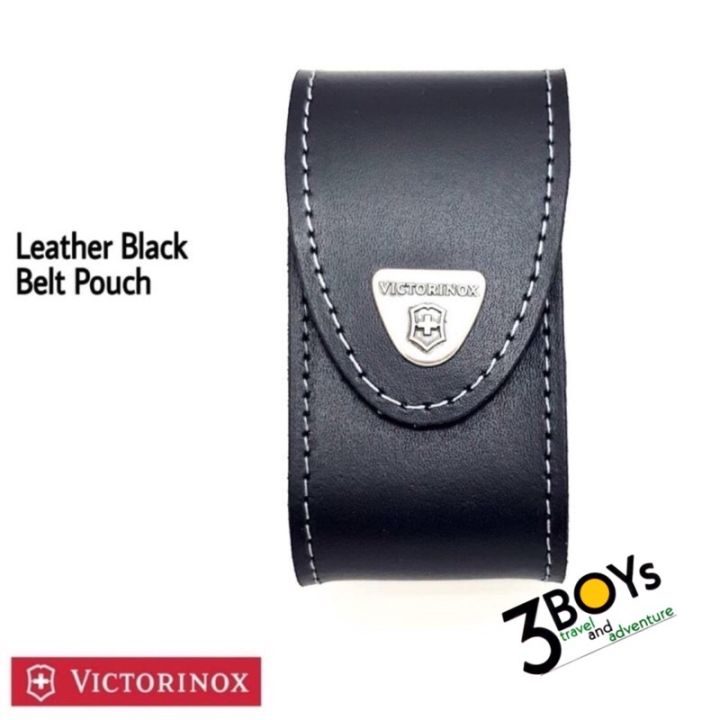 กระเป๋าหนัง-victorinox-ของแท้-สีดำใส่รุ่น-champ-สามารถร้อยเข็มขัดได้-swiss-made-ของแท้