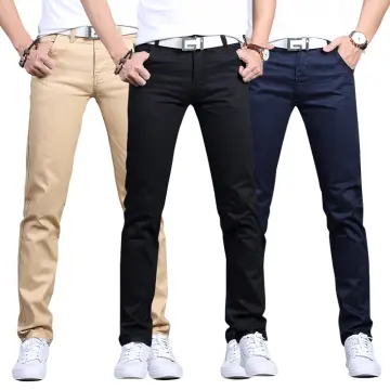 2023 New Summer Thin Ankle Length Pants Men Cotton Casual Pant Man