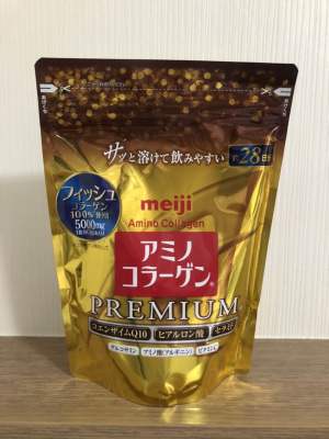 Meiji Amino Collagen premium 5,000 mg (Refill) สำหรับ 28 วัน