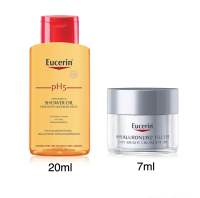 Eucerin ยูเซอริน✅pH5 very dry sensitive skin shower oil 20ml | Hyaluron ไฮยาลูรอน [3X] Filler spf30 7ml (ยังไม่แกะกล่อง)