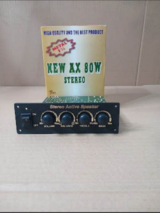 KIT ACTIVE SPEAKER AMPLIFIER TDA 2030 STEREO NEW AX 80 STAR PRODUCT