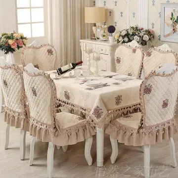 Shabby chic discount dining chair cushions