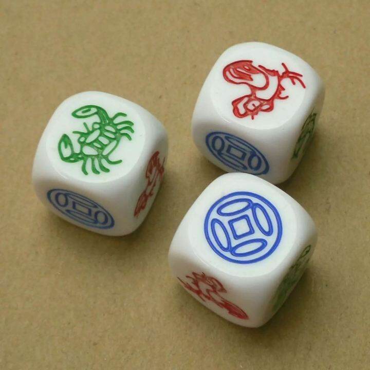 Fish, Shrimp, Crab, Dice, Gambling Tools, Gourd, Dice, Zodiac, Dice