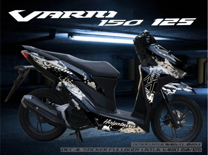 Stiker Decal Honda Vario Stiker Striping Full Body Custom Aksesoris Variasi Stiker