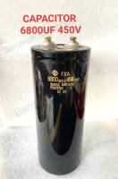 CAPACITOR 6800UF 450V ขนาด76×190mm  Hitachi Capacitor  ใหม่ แท้ 6800F500V  บวก-ลบ20% วัดค่าได้ตามเกณฑ์ทุกตัว 6800uf