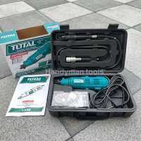 TOTAL เครื่องเจียร์แม่พิมพ์ เจียรสายอ่อน รุ่น TG501032 กำลังไฟ 130W พร้อมอุปกรณ์ 100 ชิ้น วัสดุเกรดพรีเมี่ยม