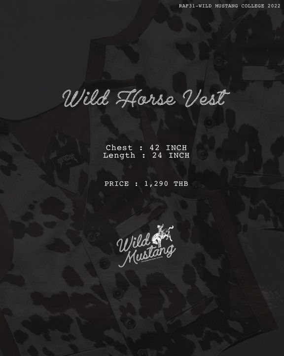 raf31-wild-horse-vest-เสื้อกั้ก-เสื้อคลุม-เสื้อเวส