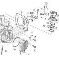 แผ่นล็อคแคม,ล็อคเพลาลูกเบี้ยวแท้พร้อมน็อตยึด,HONDA MSX125,MSX125SF,(หมาย4หมายเลข26ในภาพ)ได้2ชิ้น