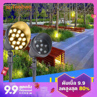 LED กลางแจ้งกันน้ำไฟสนามลานสนามโคมไฟสาดแสงสวนสนามหญ้ายิงเสาไฟจำลองสแควร์สวนสาธารณะแทรกไฟส่องต้นไม้เสาไฟจำลอง