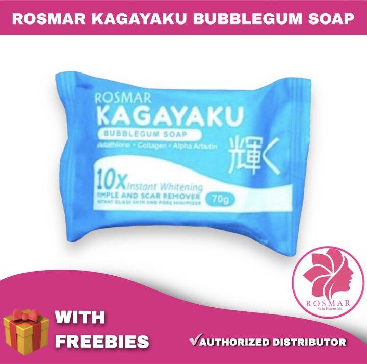 ROSMAR KAGAYAKU BUBBLE GUM SCENT SOAP 1pc / 70g Lazada PH