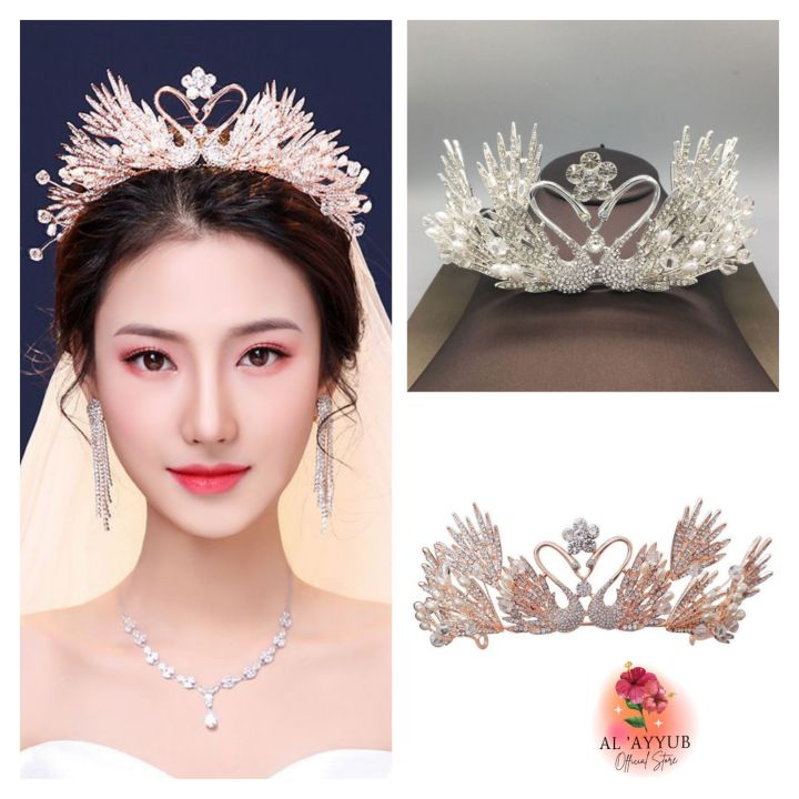 Mahkota Pengantin Dewa Mahkota Wedding Hijab Wedding Crown Lazada Indonesia