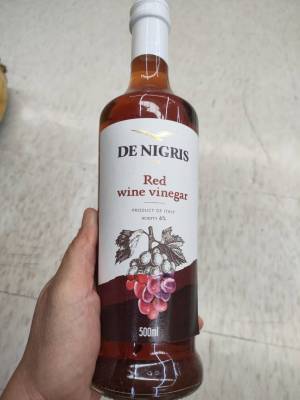De Nigris Red Wine Vinegar 500ml.น้ำส้มสายชูหมักจากไวน์แดง ดีนิกริส 500มิลลิลิตร