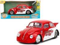 1959 Volkswagen Drag Beetle Cherry on Top Red and White Punch Buggy Series 1:24 scale #34230