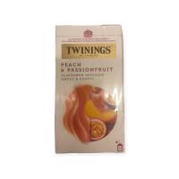 Twinings Peach&amp;Passionfruit ชาพีชและแพชชั่นฟรุ๊ต ทไวนิงส์ 50 กรัม