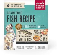 อาหารสุนัข The Honest Kitchen สูตร Grain Free Fish Recipe Dehydrated Dog Food ขนาด 1.8 kg (Best by 11 Nov 2023)