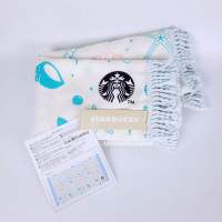 ? [พร้อมส่ง] ผ้าขนหนูลายน่ารัก Shiny beach Collection / Starbucks แท้?‼️