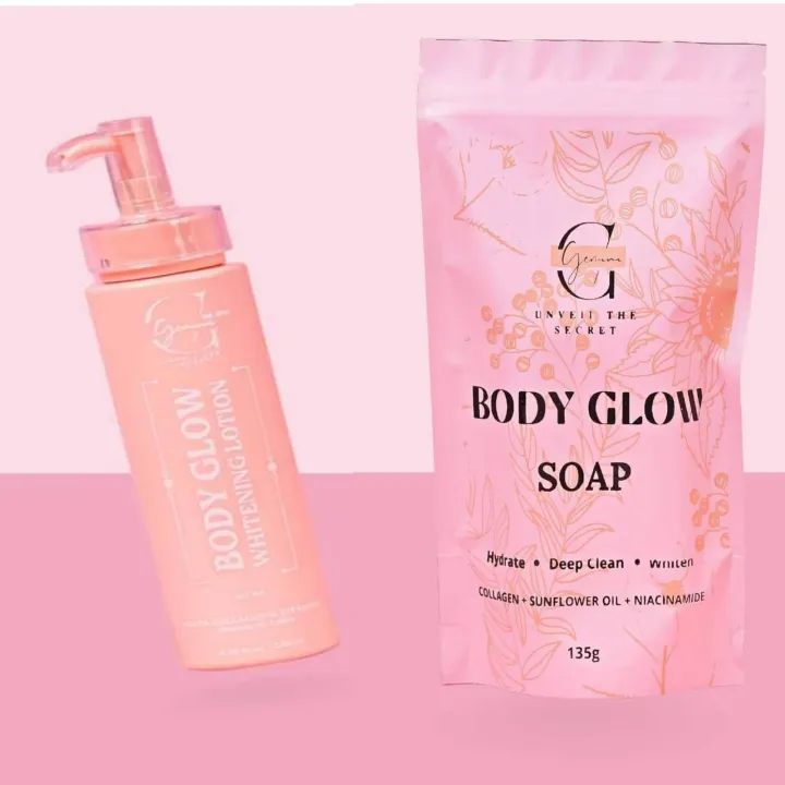 Body Glow Soap & Body Glow Lotion Combo Lazada PH