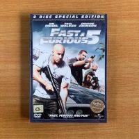 DVD : Fast &amp; Furious 5 (2011) เร็ว แรงทะลุนรก 5 [มือ 1 ปกสวม] (2 disc) Paul Walker / Vin Diesel / Dwayne Johnson ดีวีดี หนัง แผ่นแท้ ตรงปก