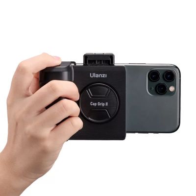 ULANZI CG01 CapGrip II Handheld Selfie Booster Grip with Bluetooth Remote Control Phone Shutter for Smartphone Photography