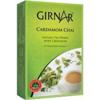 Girnar Cardamom Tea - Instant Tea Premix 10 x 14g Single Serve Sachets    (Best before 12 / 2023)