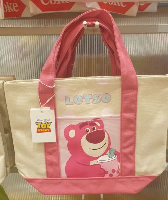 Toy Story tote กระเป๋าผ้า ลอตโซ่ กรีนแมน Lotso/ Greenman/ Buzz lightyear Toy story ลิขสิทธิ์แท้