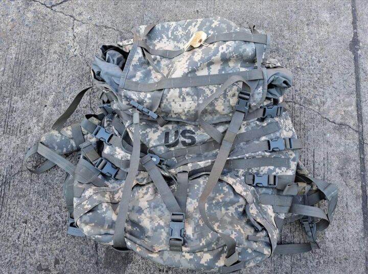 US Army MOLLE II Large Rucksack, Military Surplus กระเป๋า Rucksack ไซส์