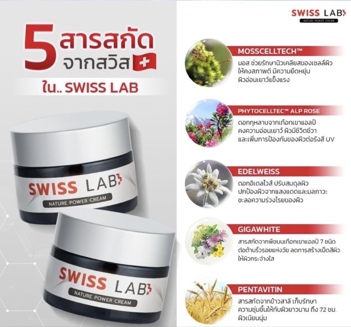 swiss-lab-ครีมอาตุ่ย-ซื้อ-2-แถม-3-แก้ปัญหาผิวหมองคล้ำ-หน้าสวยใส-ไร้ฝ้า-กระ-จุดด่างดำ-คืนความกระจ่างใสให้ผิว