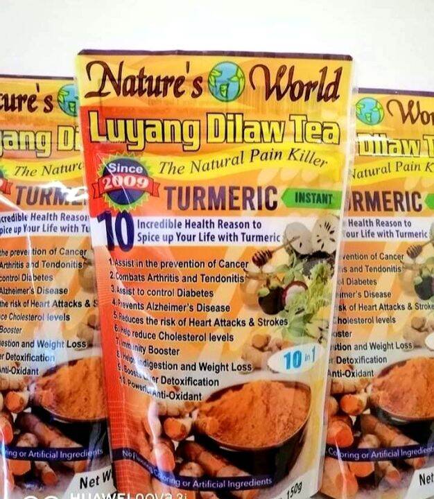 LUYANG DILAW DRINK MIX 10 in 1 TURMERIC TEA Brand Nature's World