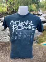 เสื้อวินเทจ เสื้อกาดสน เสื้อวง Mychemical Romance ผ้า cotton 100%อก 17 ยาว 25