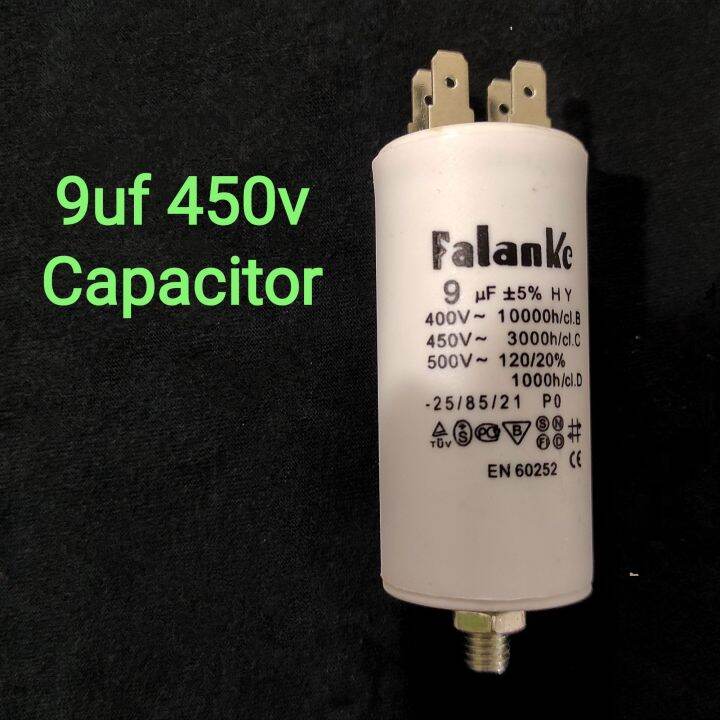 9uf 450V 9uf 400v 9uf 500v Capacitor Washing Machine Capacitor