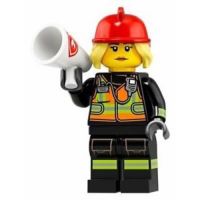 71025 LEGO Minifigures Series 19 - 8. Fire Fighter ของแท้ ไม่แกะซอง