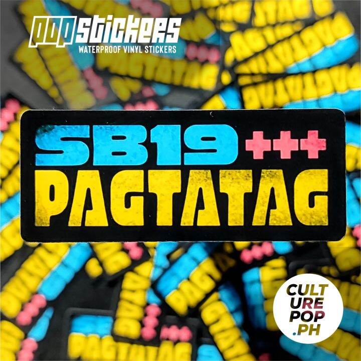 NEW! SB19 PAGTATAG Waterproof Vinyl Sticker Pack (3pcs Per Pack ...