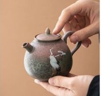 Ruihe Chengxiang water drop pot handmade retro Chinese teapot stoneware kiln turned glowing teapot